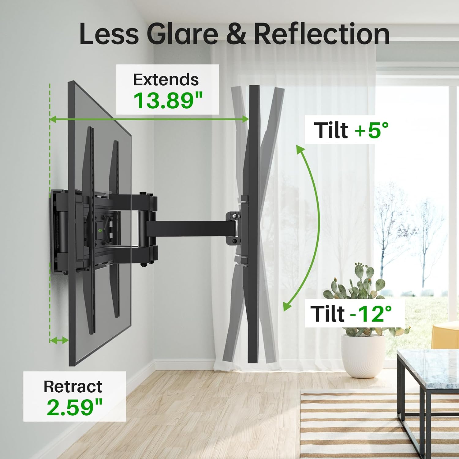 Thumbnail 4 de USX MOUNT Full Motion TV Wall Mount 70in