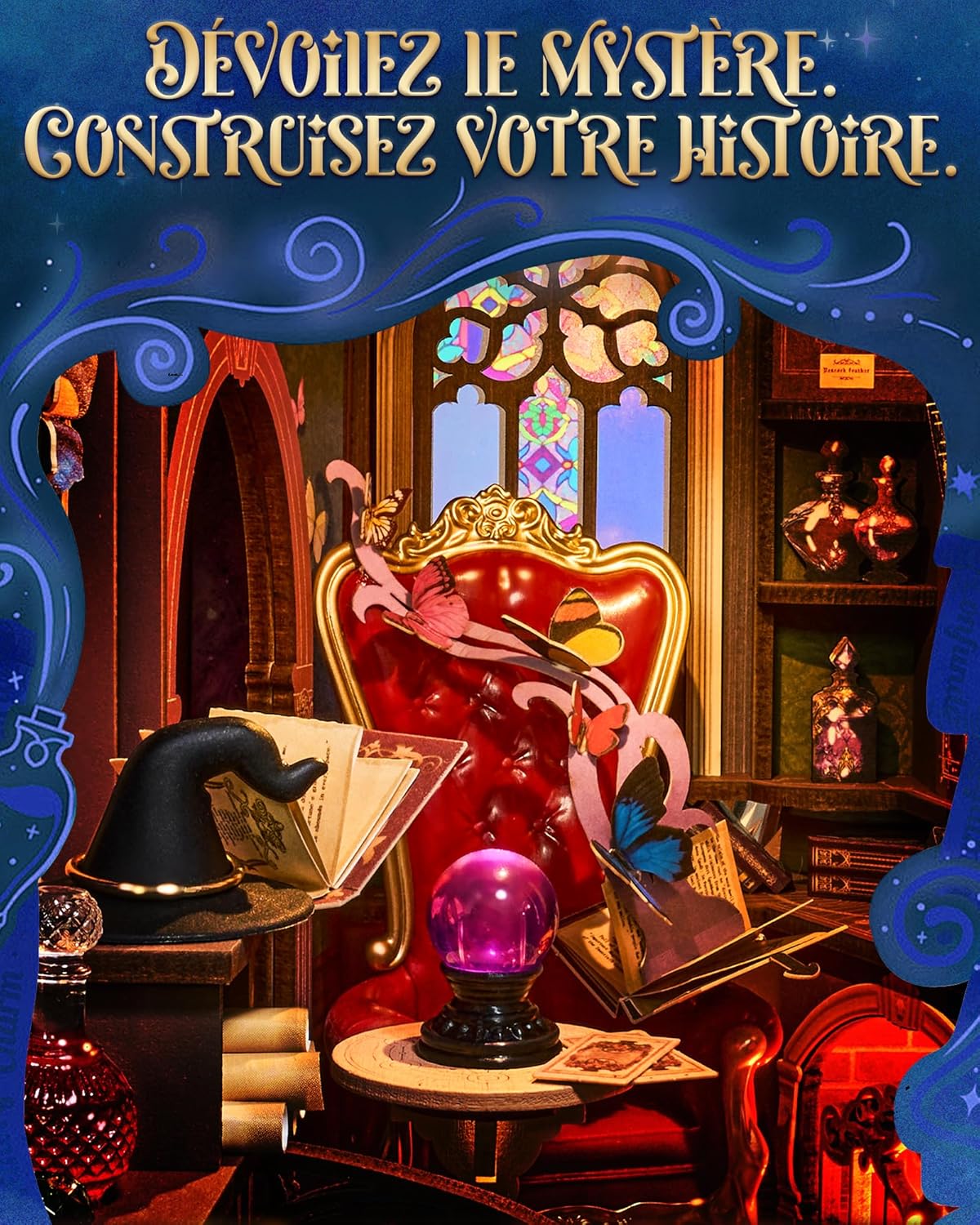 Thumbnail 3 de Rolife Book Nook Magic Fantasy Corner 185 pièces