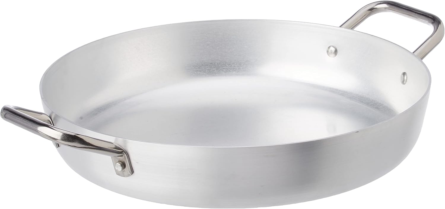 Detalle de Baldassare Agnelli Alluminio 2mm – patelnia aluminiowa 34 cm, 2 uchwyty