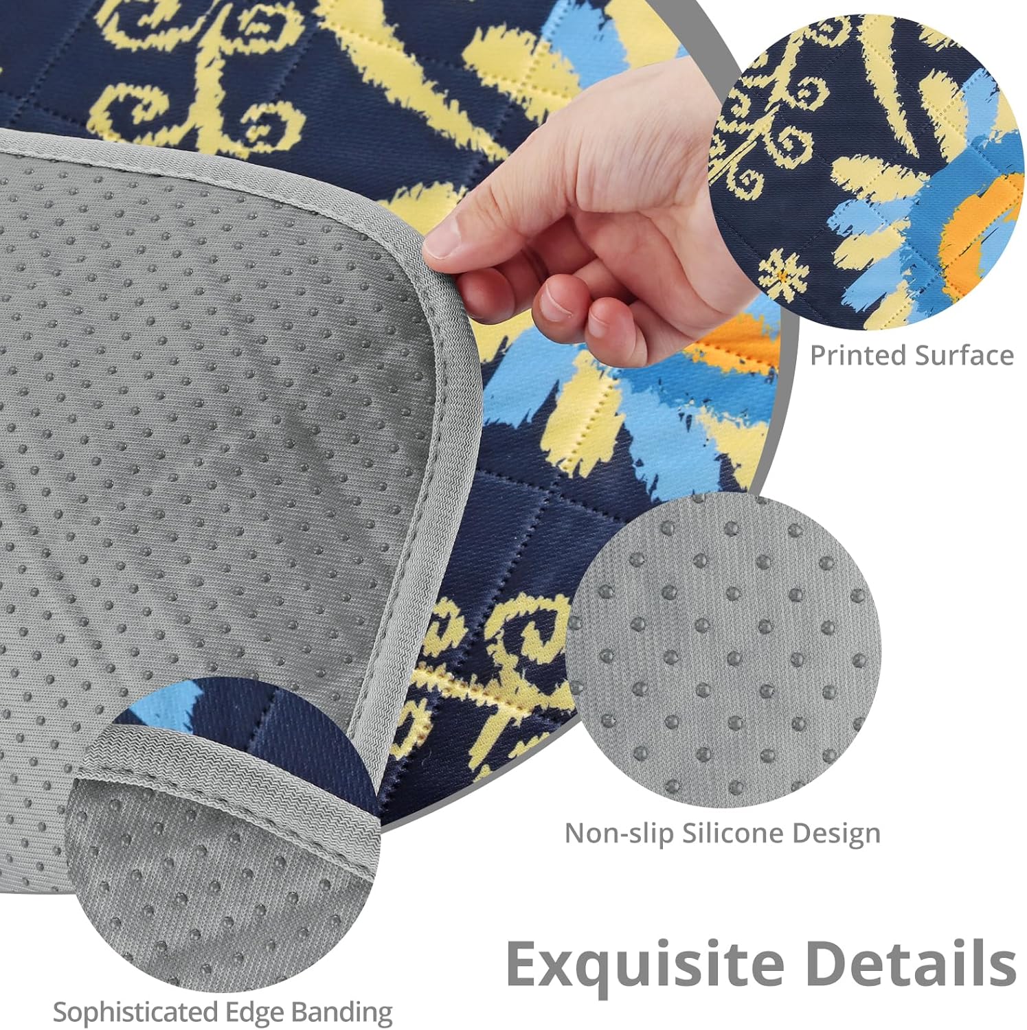 Detalle de Tanice 2 Pack Guinea Pig Mats: Reusable, Washable Cage Liners (48" x 24")