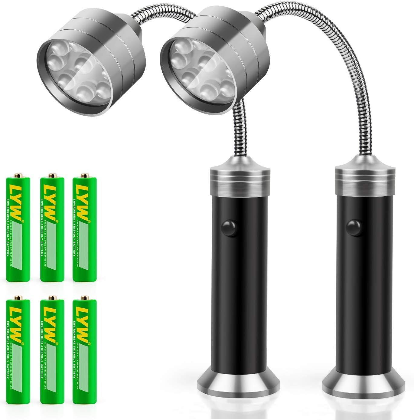 Detalle de KOSIN Barbecue Grill Light, 9 LEDs, Magnetic Base and Flexible Gooseneck