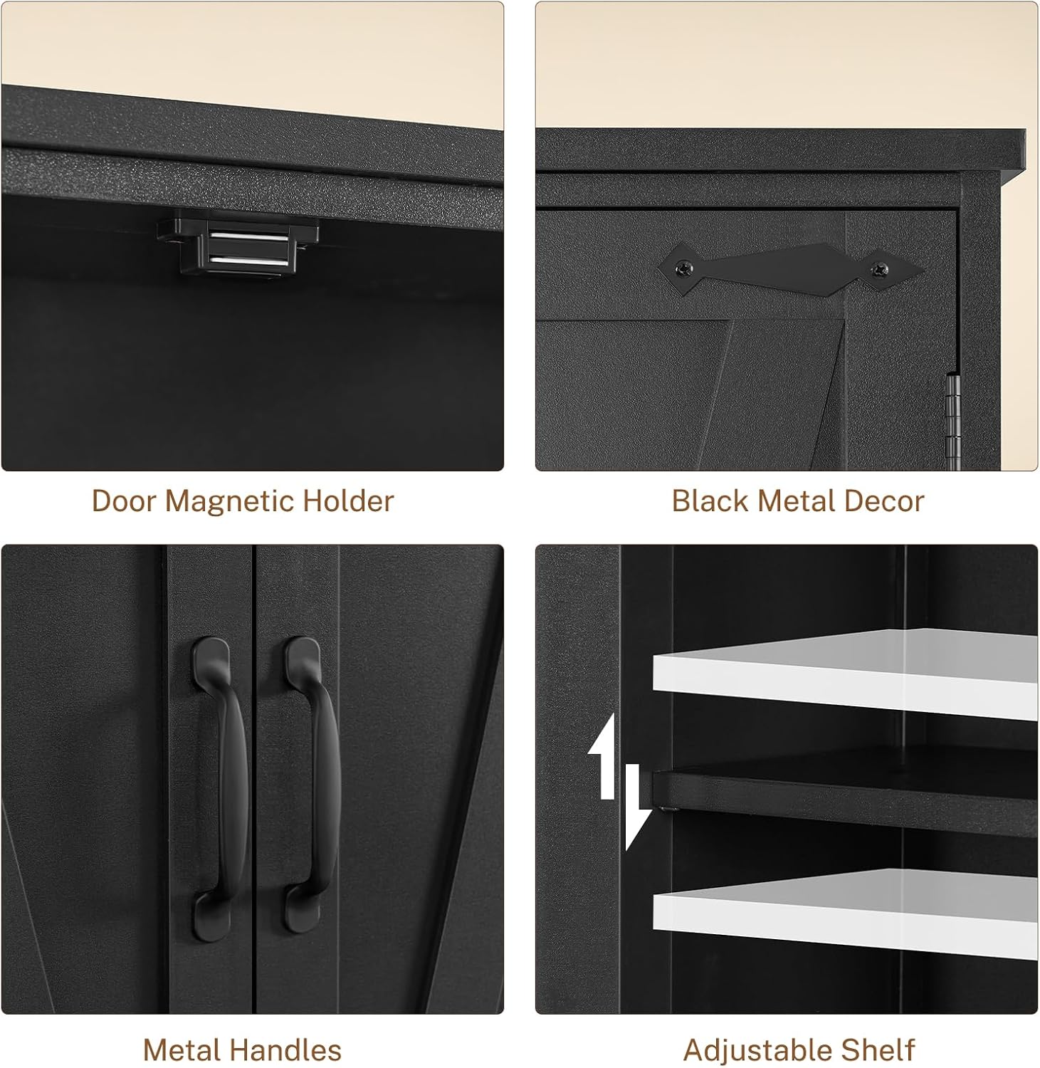 Thumbnail 6 de TEENFON Storage Cabinet, 58.5-Inch