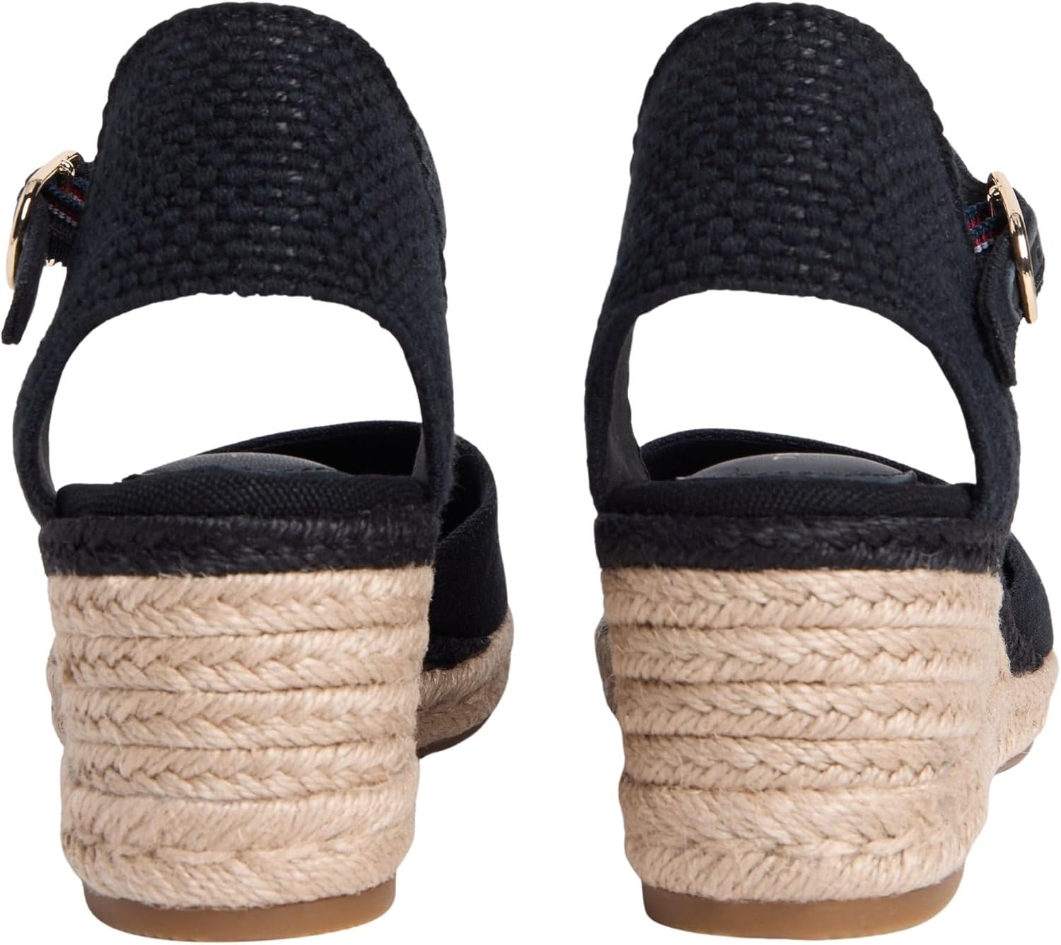 Detalle 2 de Tommy Hilfiger Mid Wedge Espad Closed Toe FW0FW09233: espadrillas con zeppa