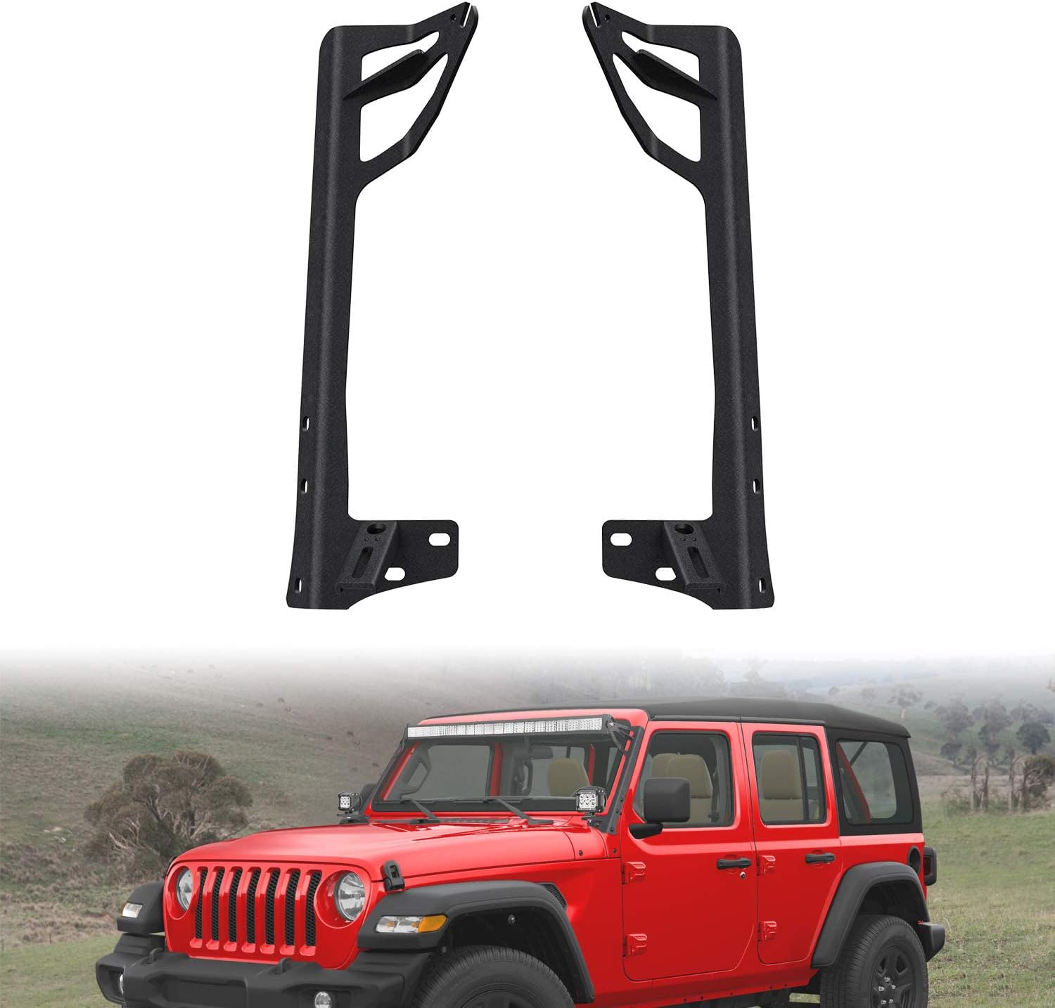 Detalle de Nilight Upper Windshield Frame Bracket for Wrangler JK
