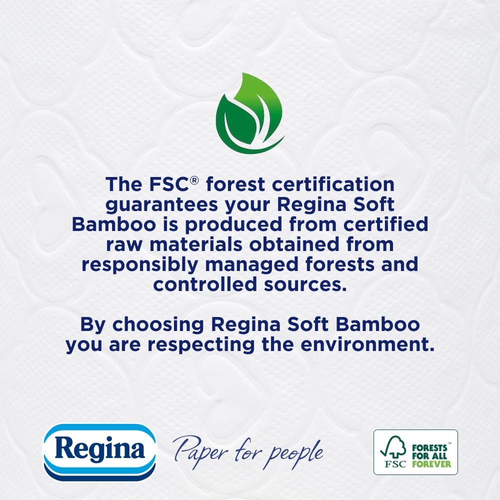 Thumbnail 5 de Regina Soft Bamboo Toilet Tissue 45 Rolls