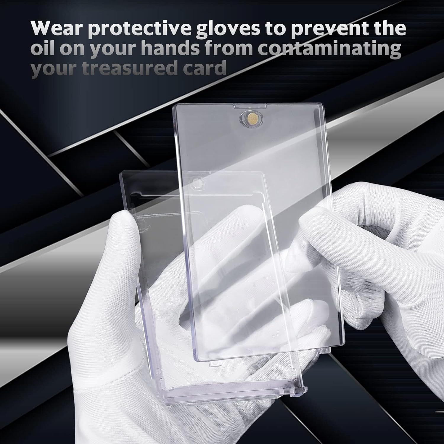 Thumbnail 3 de Mlikero 16 Magnetic Card Holder für Sammelkarten (35 PT), magnetische Hartkartenhüllen für Standardkarten