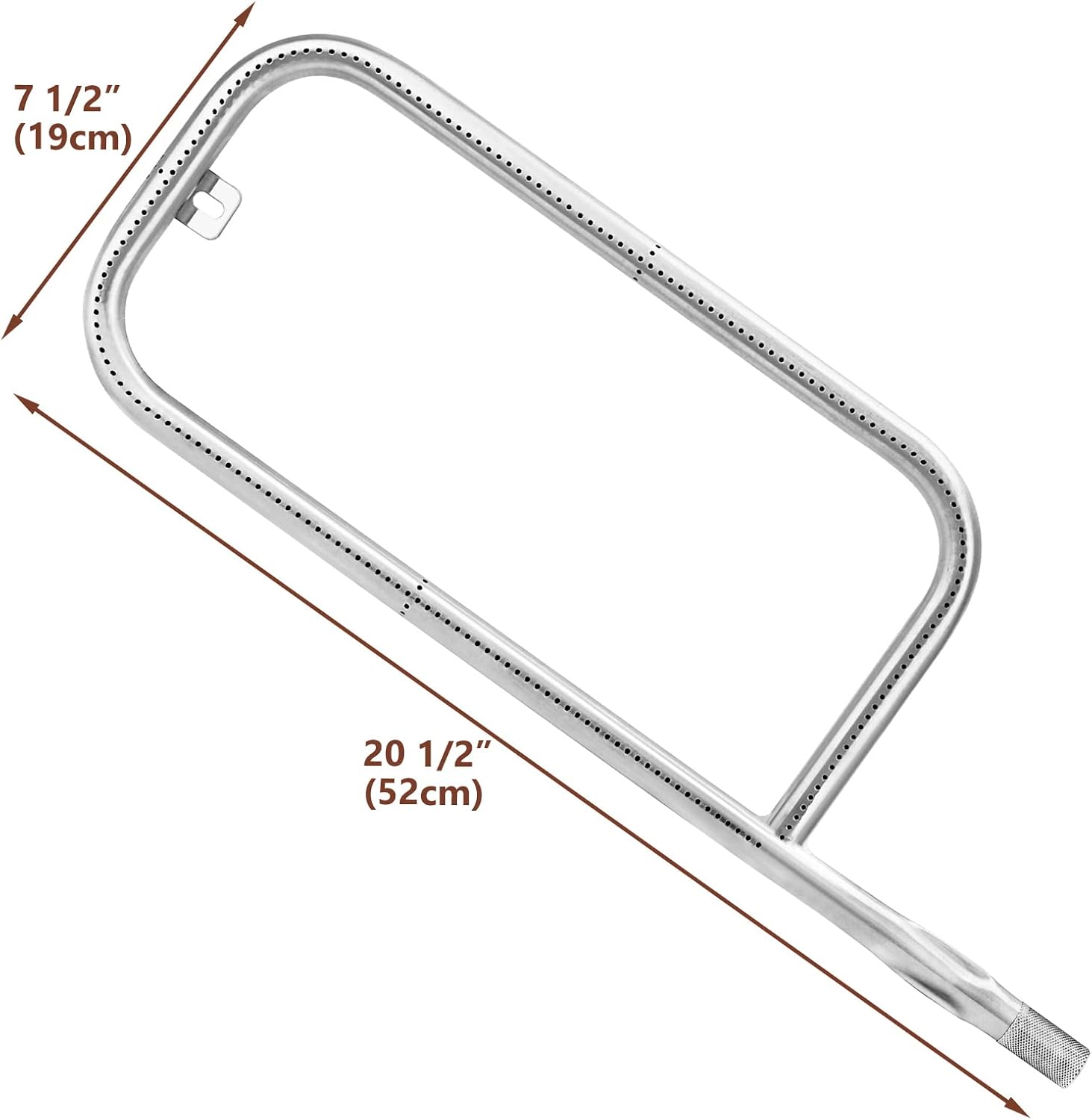 Detalle de Uniflasy 41862 Brenner Ersatzteile für Weber Q200/Q220/Q2000/Q2200 – 52 cm, 304 Edelstahl
