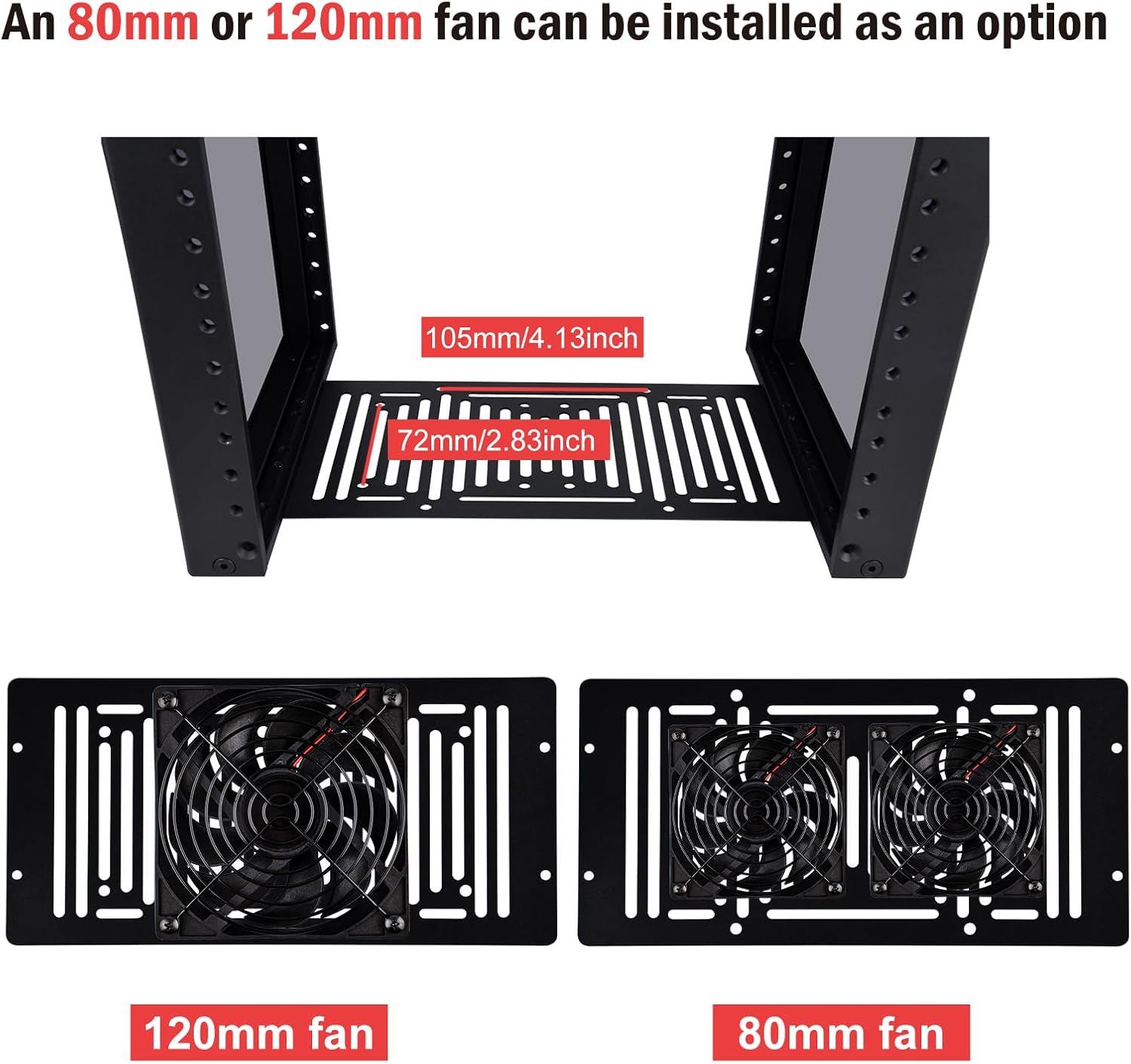 Thumbnail 3 de GeeekPi DeskPi RackMate T0 10-inch 4U mini server cabinet (Black) with rack shelf and blank panel