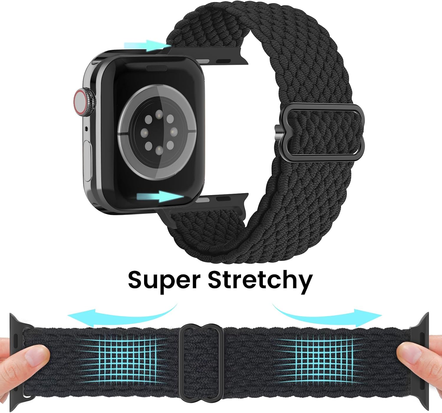 Thumbnail 4 de Delidigi 4 piezas Correas Trenzadas para Apple Watch