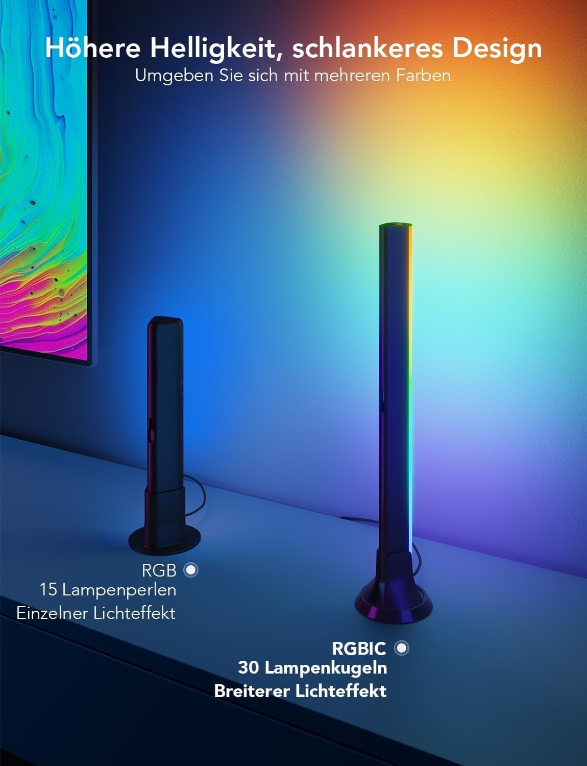 Thumbnail 5 de Govee RGBIC Lightbar 38×3×4cm für TV