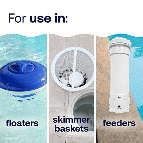 Detalle de HTH 42052W, Pool Care 3" Chlorine Tabs Advanced, 5 lbs