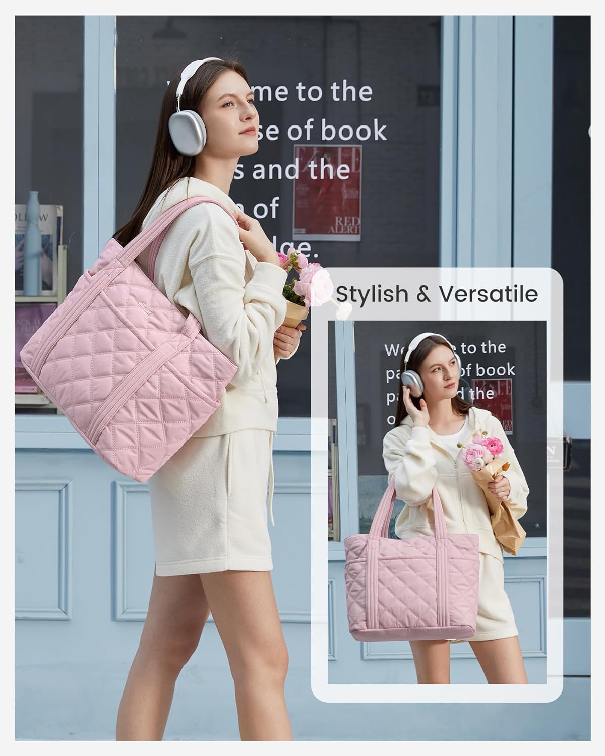 Detalle de LOVEVOOK Shopper Tasche Damen 40 x 14 x 33 cm