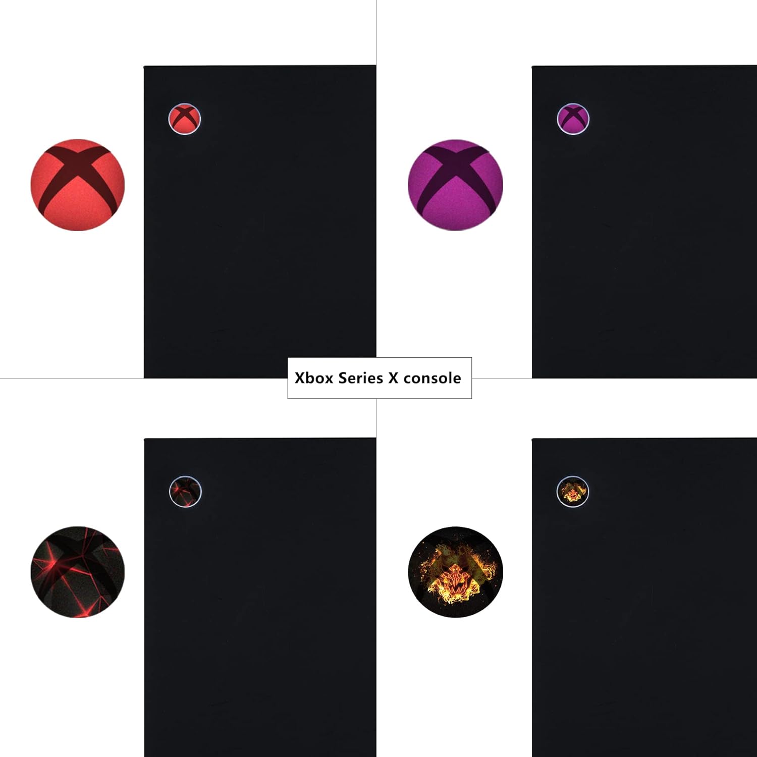 Thumbnail 5 de playvital Custom Home Button Power Switch Stickers Skin Cover for Xbox Series X|S, Xbox One & Elite Controllers (60 pcs)