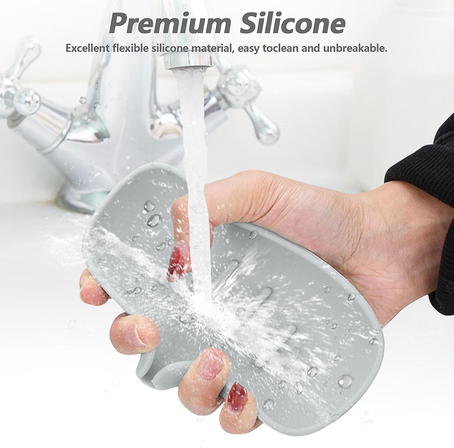 Thumbnail 3 de Fikiro Seifenschale 2er Set mit Silikonnetz