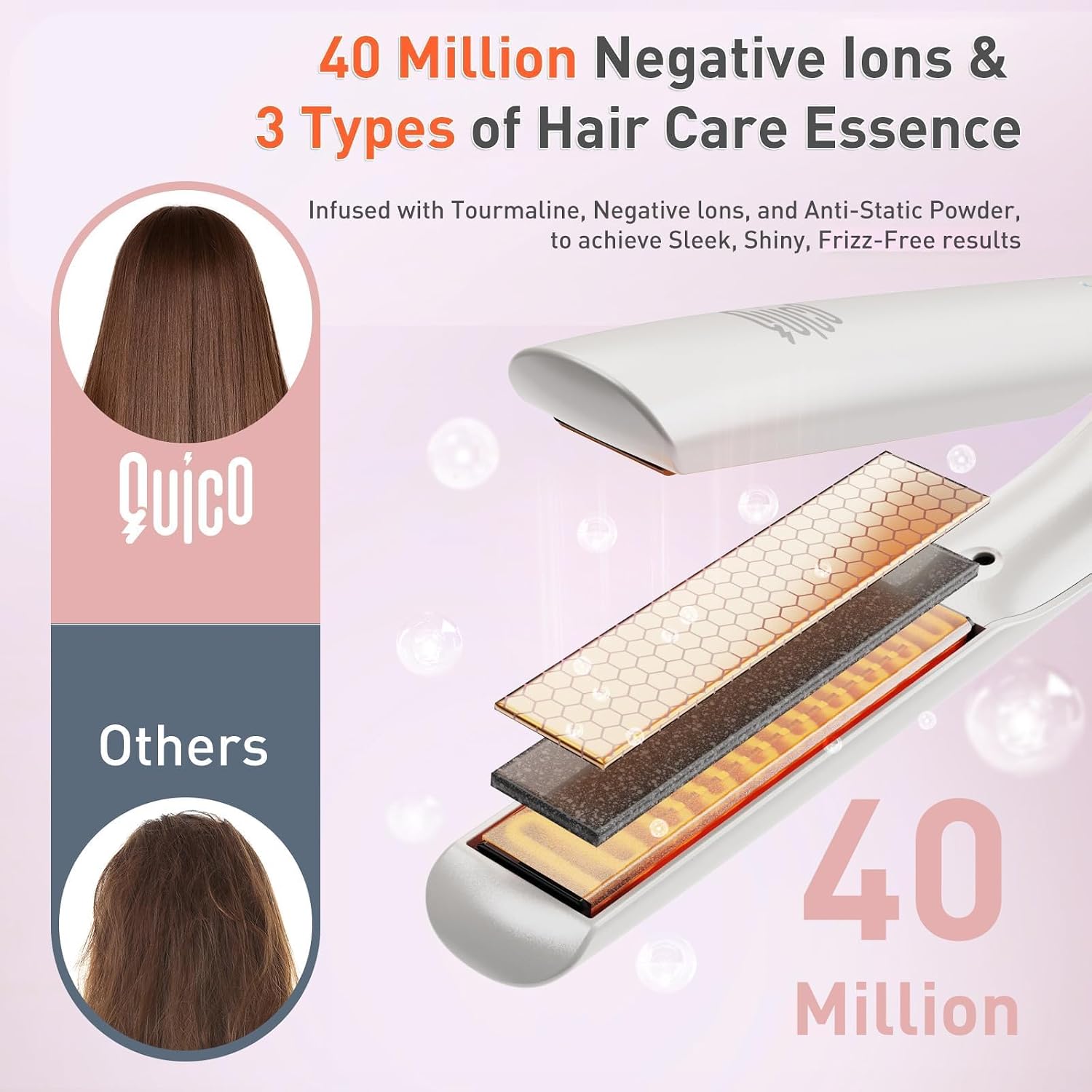 Thumbnail 4 de Quico Upgrade Hair Straightener: Dual Voltage Travel Flat Iron & Curler