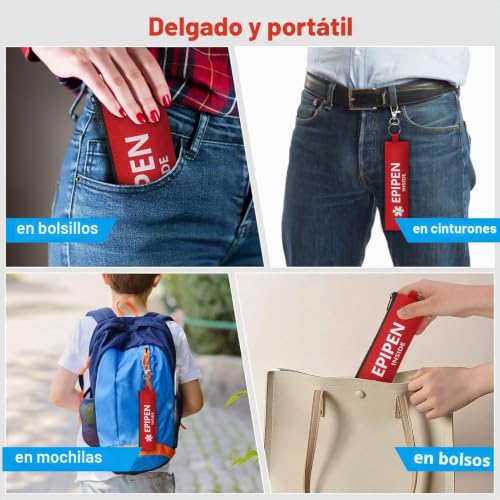 Thumbnail 3 de MEDMAX Paquete de 2 fundas delgadas aisladas para Epipen