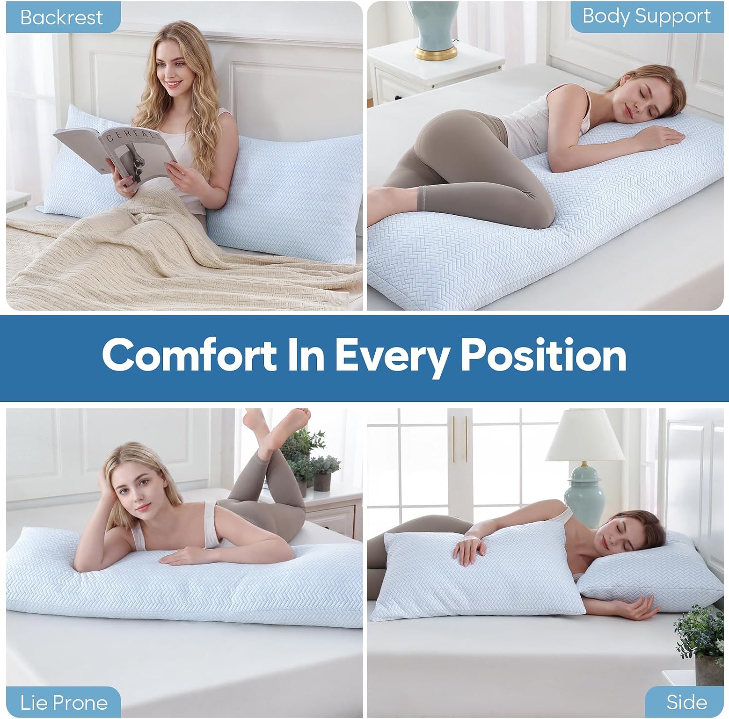 Thumbnail 5 de DOWNCOOL Cooling Body Pillow 20" x 54