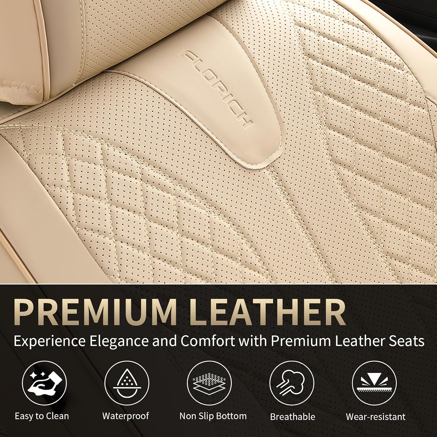 Thumbnail 6 de FLORICH Leather Car Seat Cover 5‑Seat