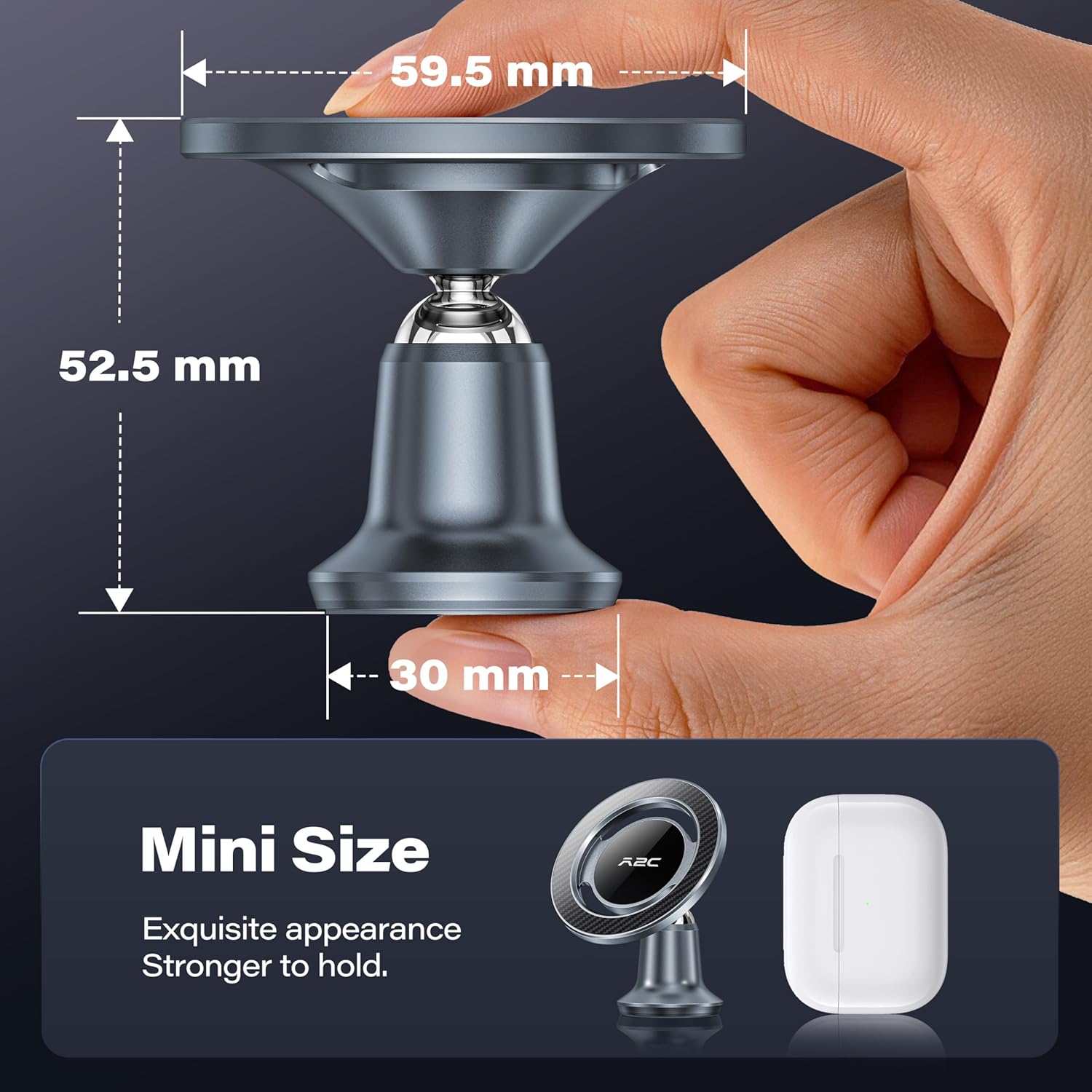 Thumbnail 4 de APPS2Car MagSafe Car Phone Holder Dashboard with 3M Adhesive Base