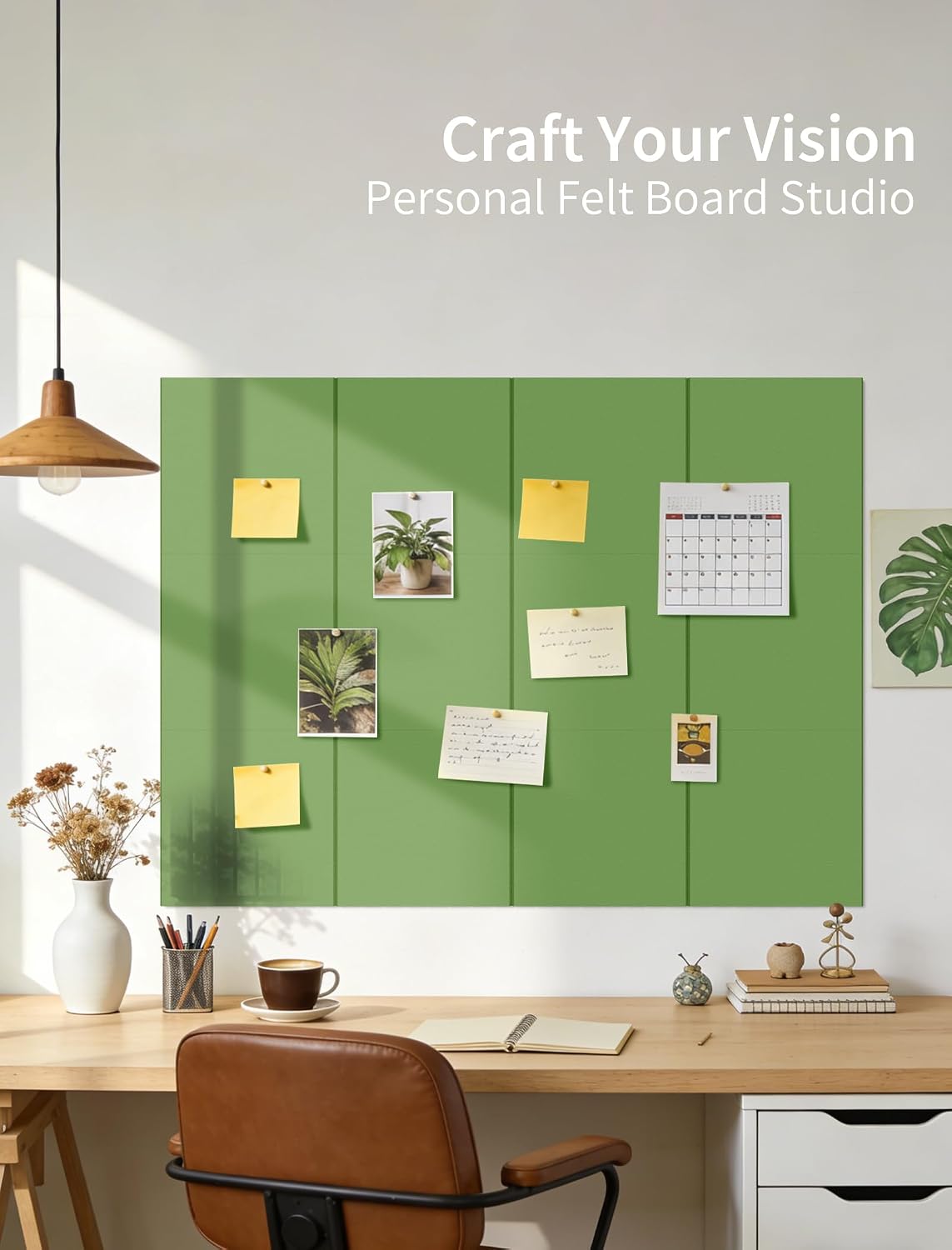 Thumbnail 3 de Felt Bulletin Board Tiles, 12-Pack