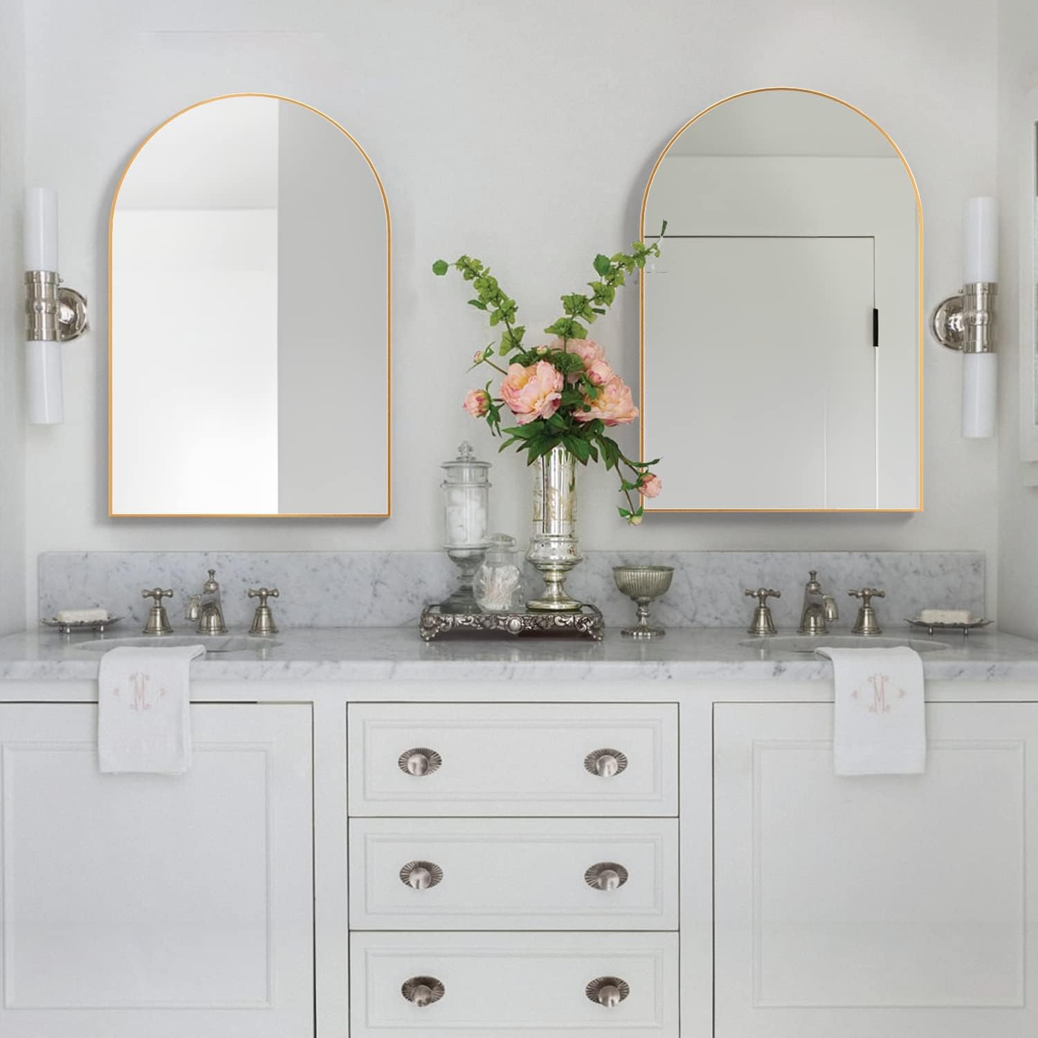 Thumbnail 6 de NEUWEABY arched wall mirror 20 x 30 in