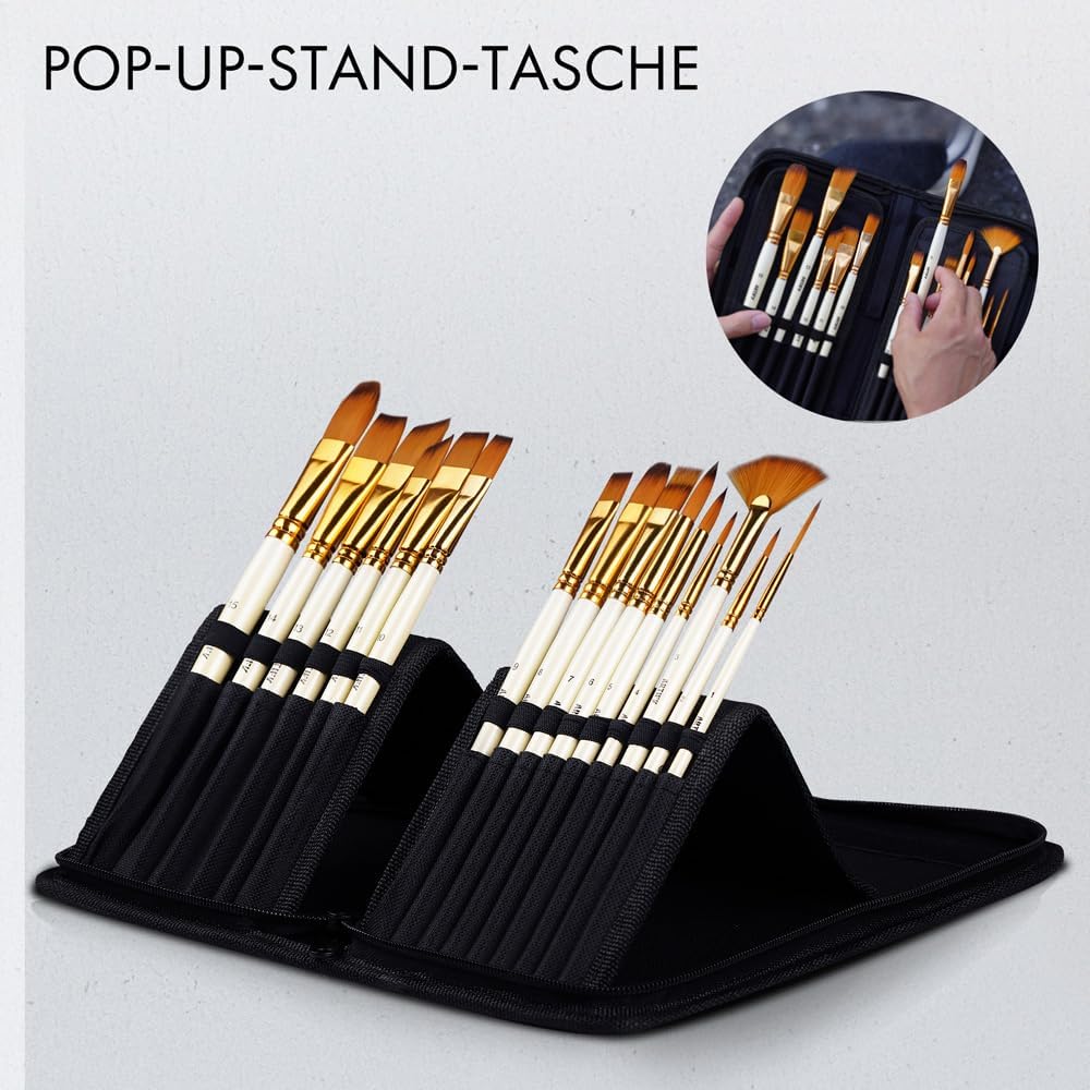 Thumbnail 5 de Artify 15-teiliges Pinsel-Set 🖌️