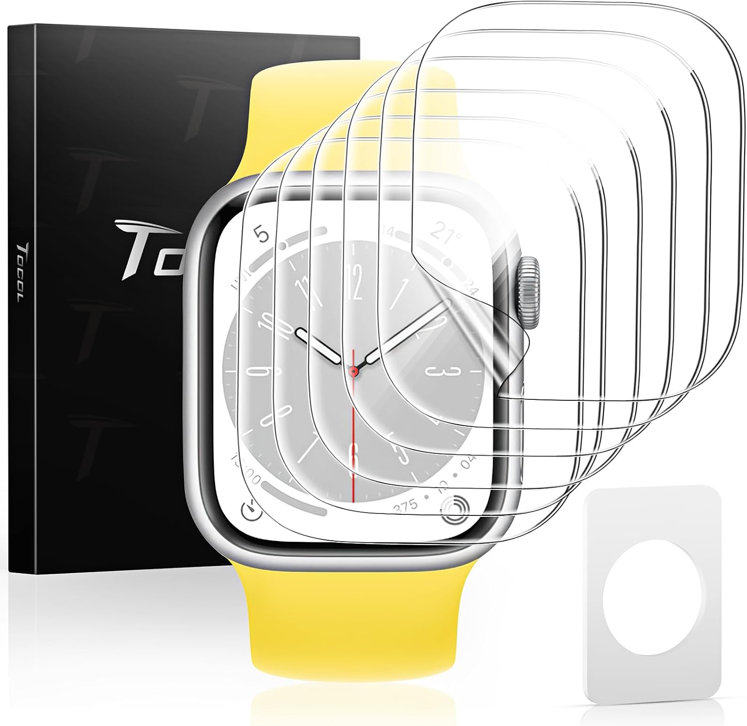 Thumbnail 6 de TOCOL 44mm Screen Protector 6-pack for Apple Watch