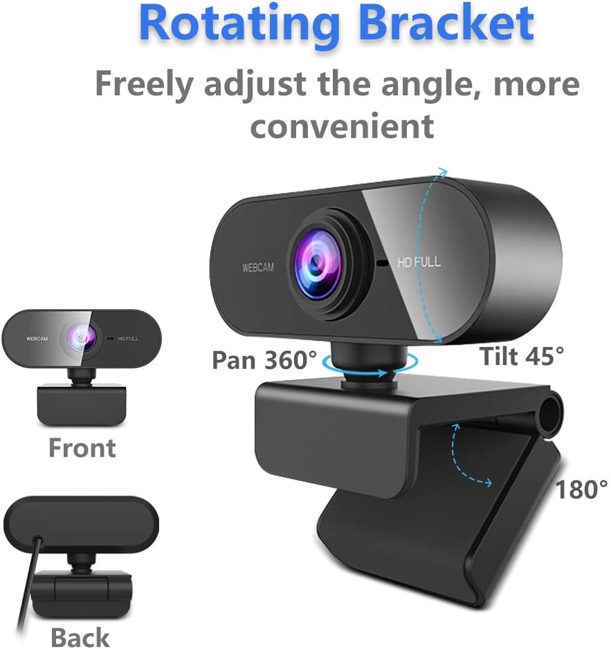 Thumbnail 4 de HD 1080P Webcam for PC with Microphone