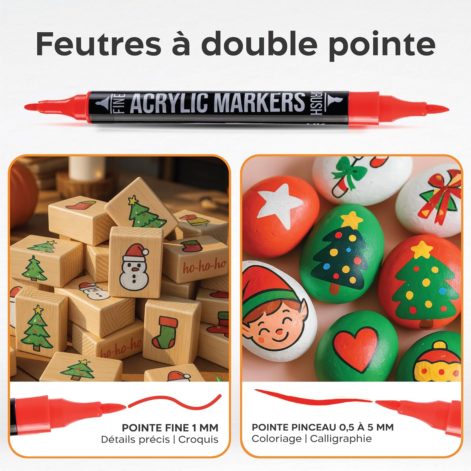 Thumbnail 2 de Zenacolor Feutre acrylique à double pointe – 48 couleurs