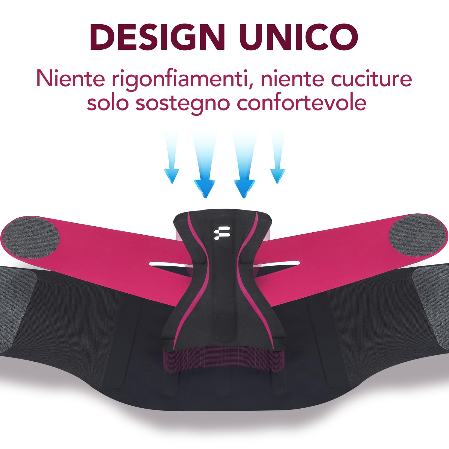 Detalle 2 de Fitomo Fascia Lombare Supporto Schiena 3D