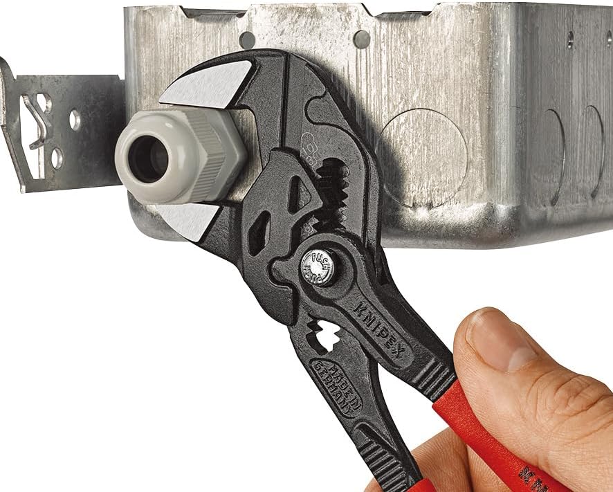 Detalle de クニペックス KNIPEX 8601-180SB プライヤーレンチ 180mm・最大開口幅40mm