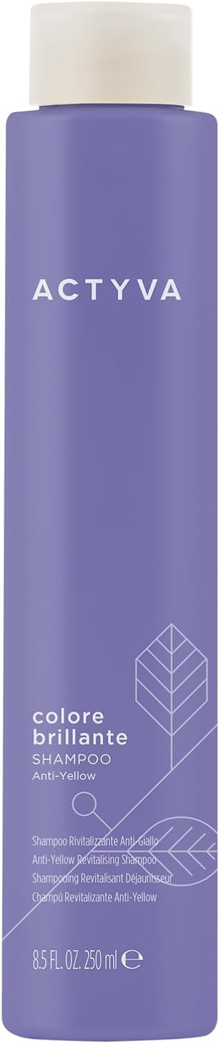 Imagen de Actyva Colore Brillante Anti-Yellow Shampoo 250 ml, per riflessi gialli e brillantezza dei capelli colorati en OfertitasTOP