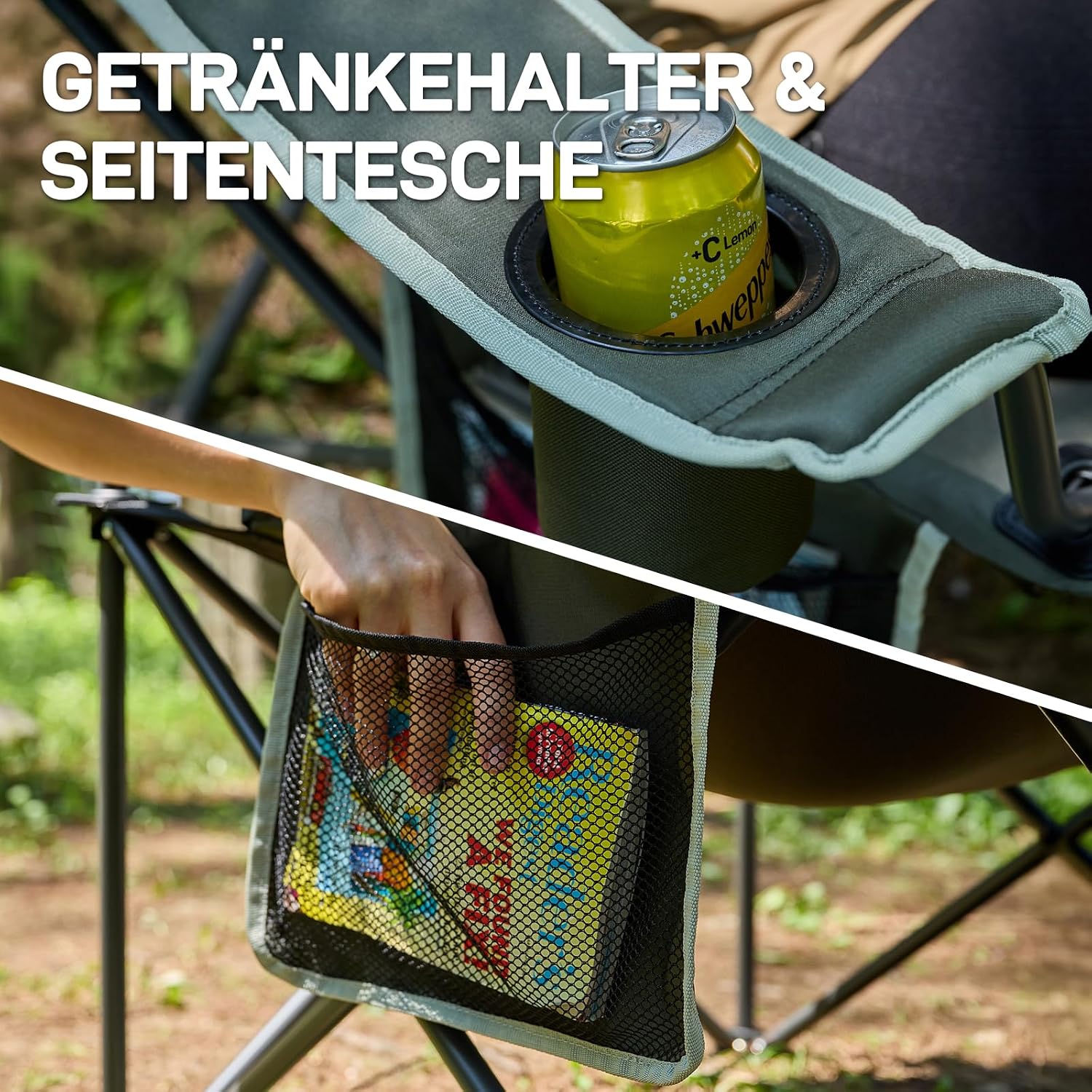 Thumbnail 6 de EVER ADVANCED Luxus Campingstuhl bis 160 kg