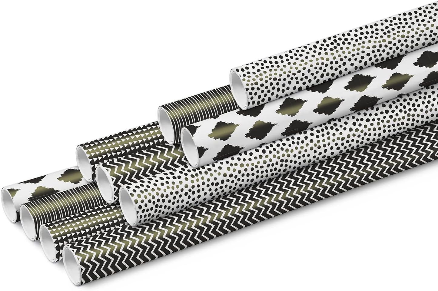 Thumbnail 1 de Clairefontaine 211416AMZC cadeaupapier, 12 rollen met geometrisch motief