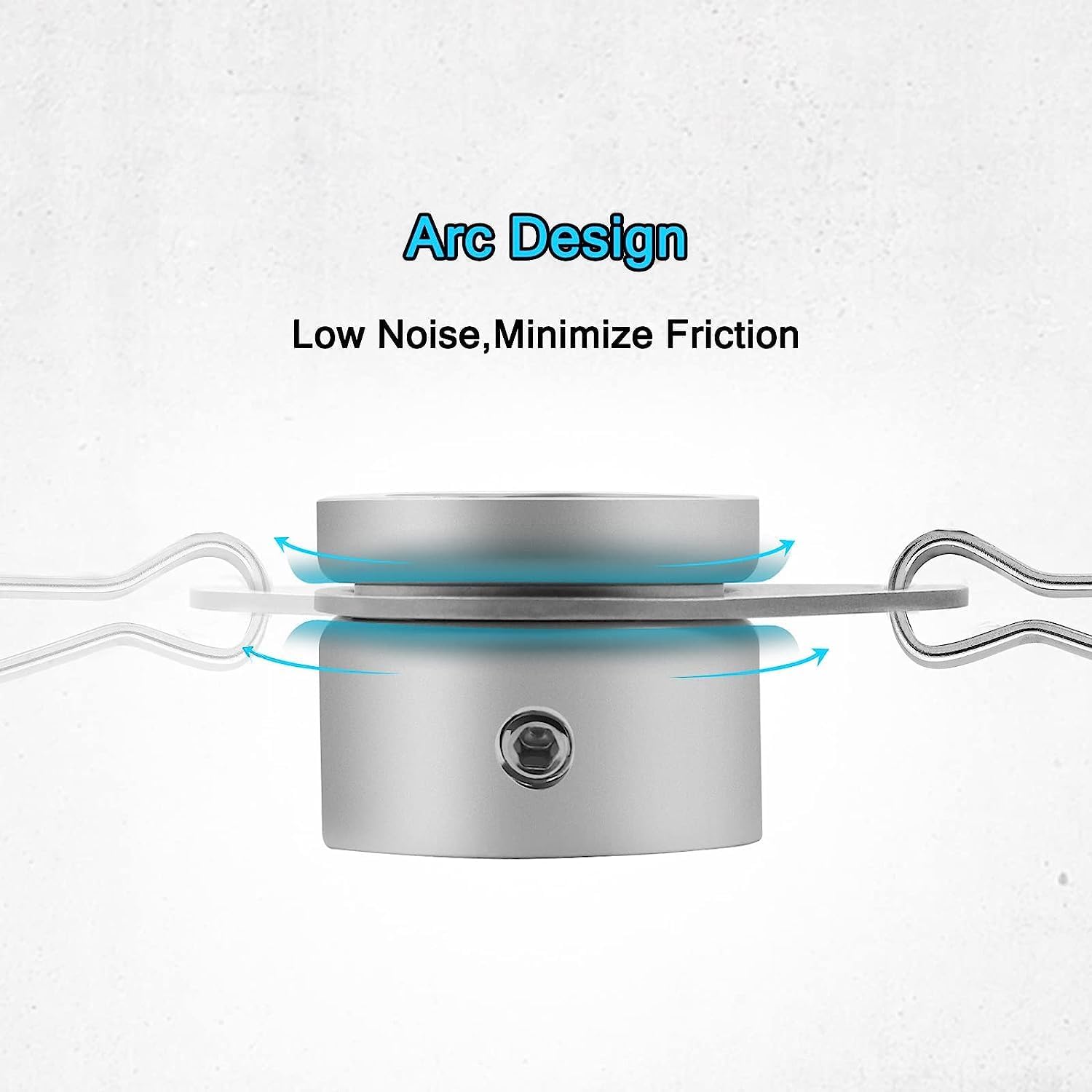 Thumbnail 6 de Anovo ring-p Flagpole Rings, 360° Rotating Aluminum Alloy, 2-Pack