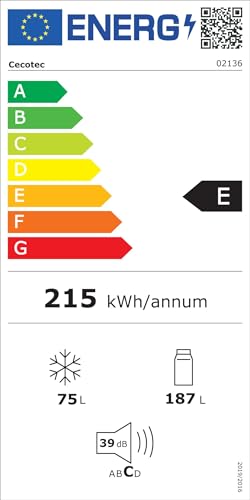 Thumbnail 9 de Cecotec Frigorífico Combi Cíclico Negro Bolero CoolMarket Combi 262 Black E. – 2 puertas, 262 L