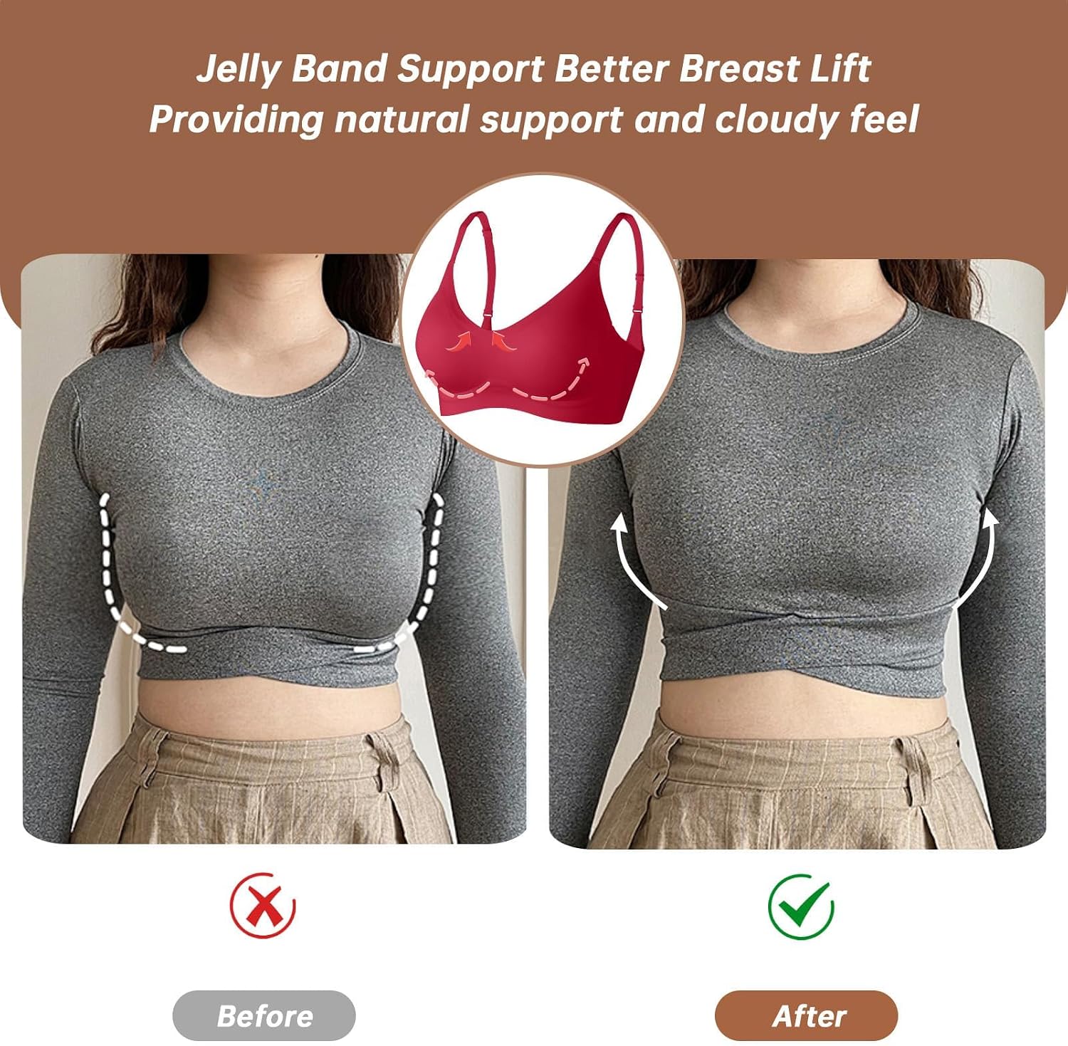 Thumbnail 3 de OEAK Wireless Jelly Bra