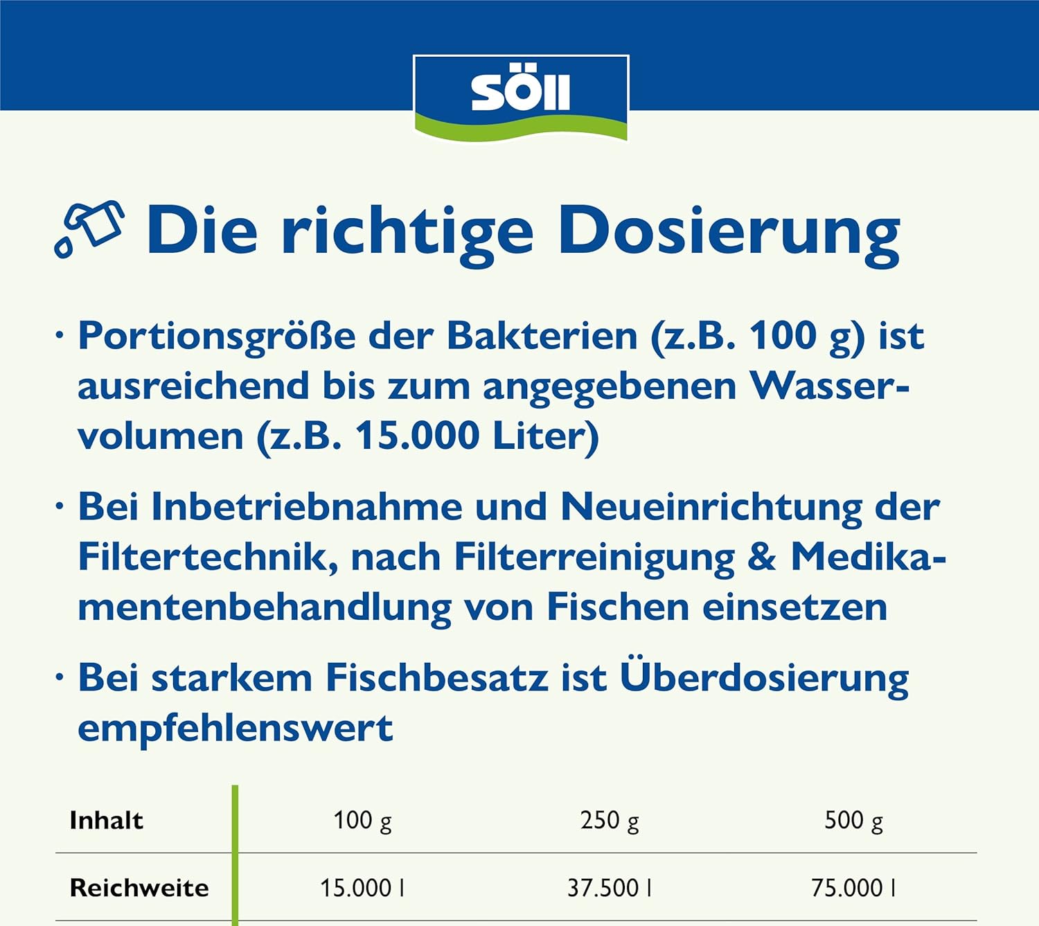 Thumbnail 4 de Söll FilterstarterBakterien 100 g – Hochreine Mikroorganismen für den Gartenteich