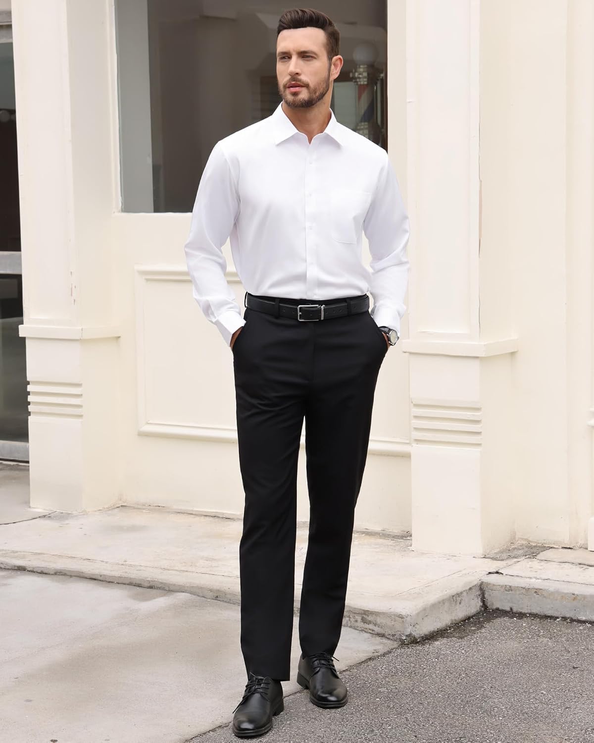 Detalle 1 de J.VER Hemd Herren Langarm Regular Fit Stretch