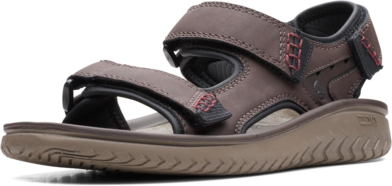 Thumbnail 3 de Clarks Homme Wesley Bay Sandale en cuir souple pour un confort au quotidien