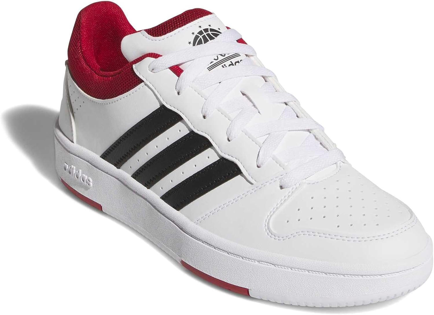 Thumbnail 3 de adidas Men's Hoops Classic Shoes (FTWR White/Team Victory Red/Core Black) – 9 UK