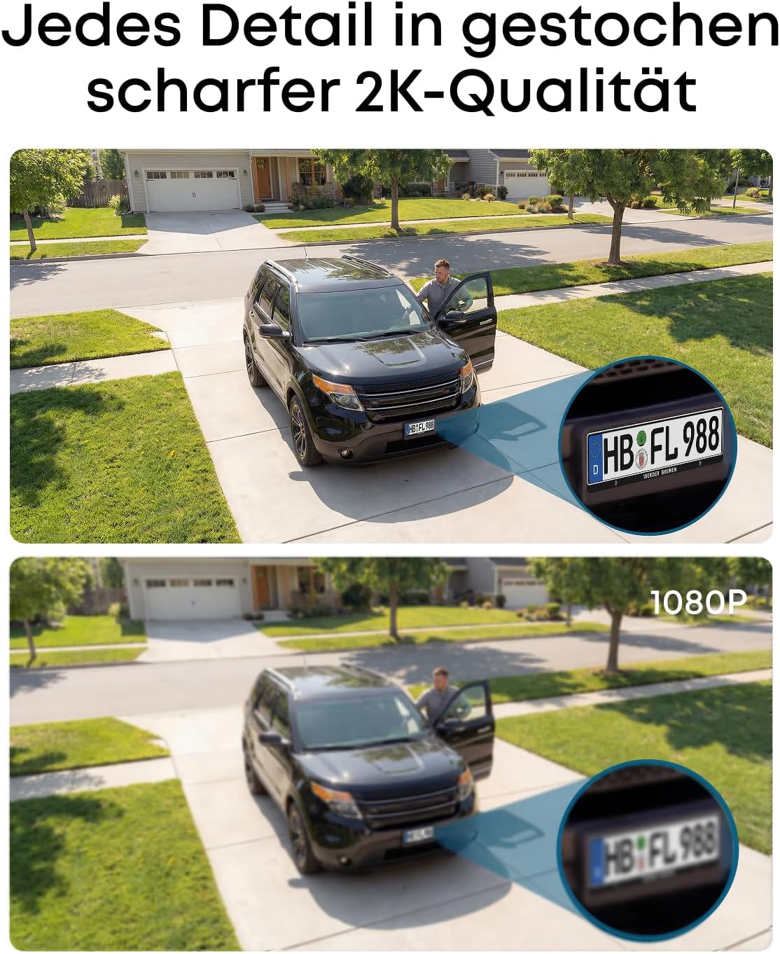 Thumbnail 2 de eufy Security eufyCam C37: kabellose 2K Outdoor-Überwachungskamera mit 360° KI-Tracking, Solar & Gesichtserkennung