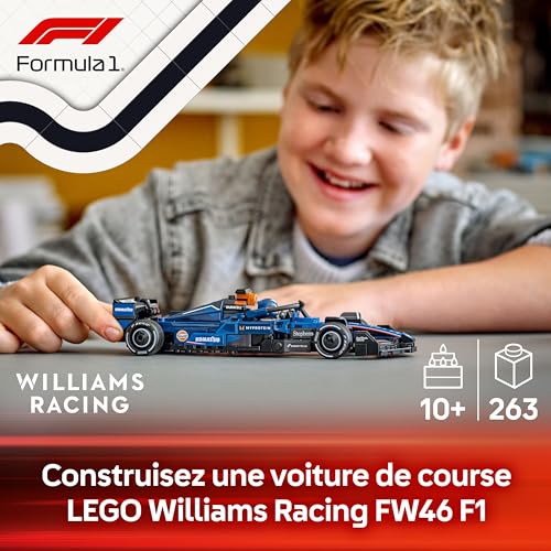 Detalle de LEGO Speed Champions Voiture F1 Williams Racing FW46 (77249) – Maquette LEGO pour enfants dès 10 ans