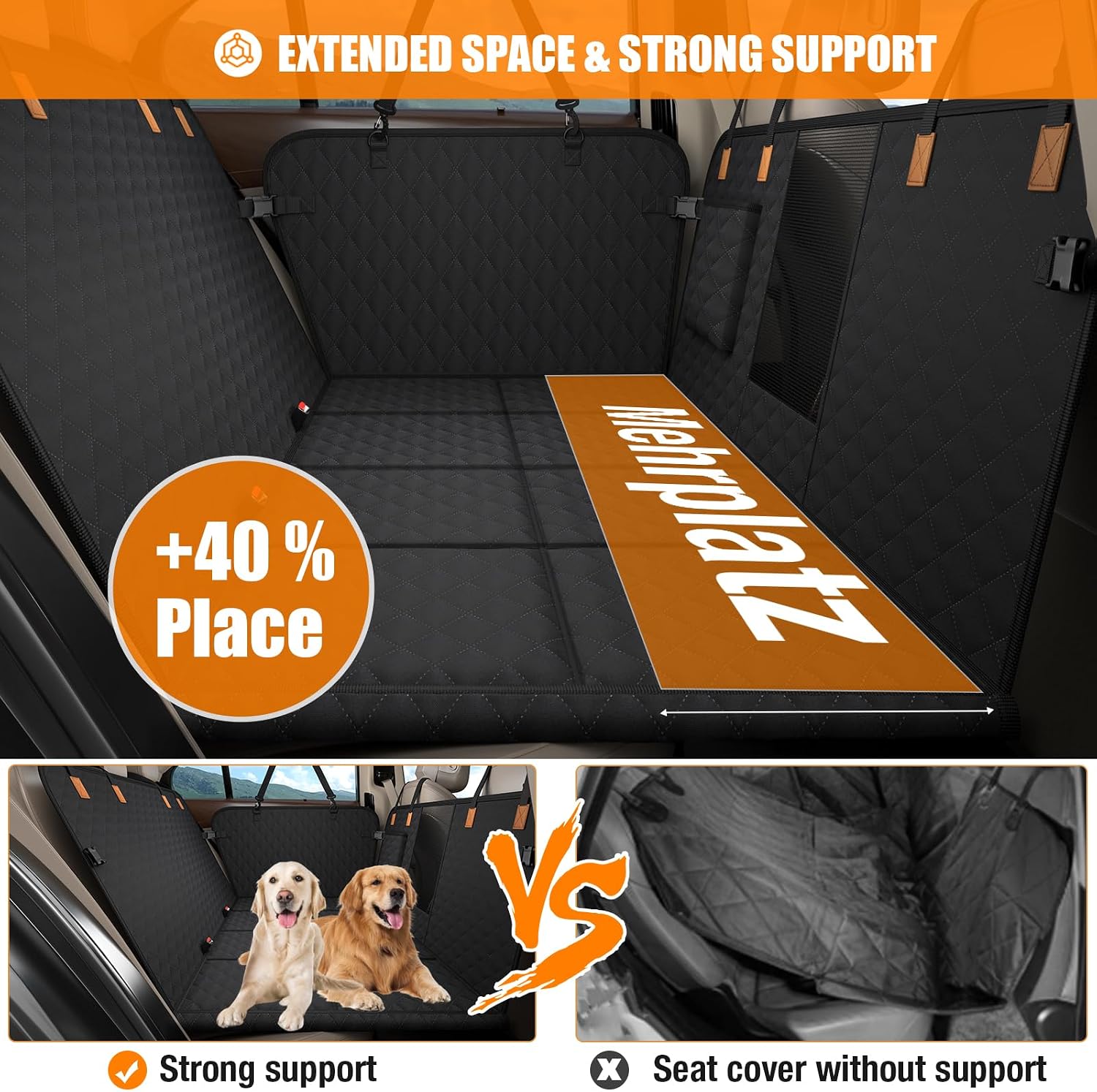 Detalle de BMaoBBo Back Seat Extender 127 x 62 cm