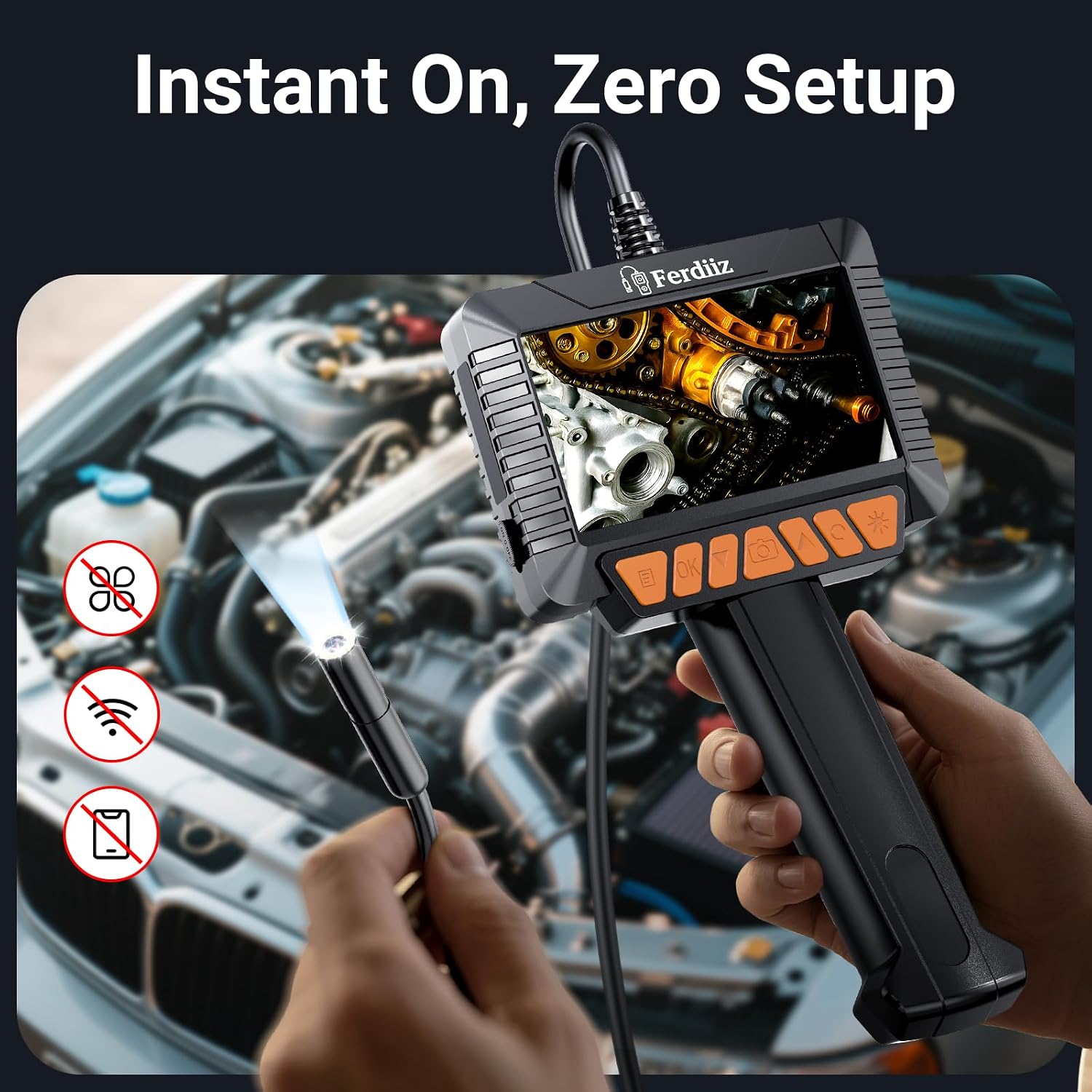 Thumbnail 3 de Ferdiiz Endoscope 1920P HD Inspection Camera