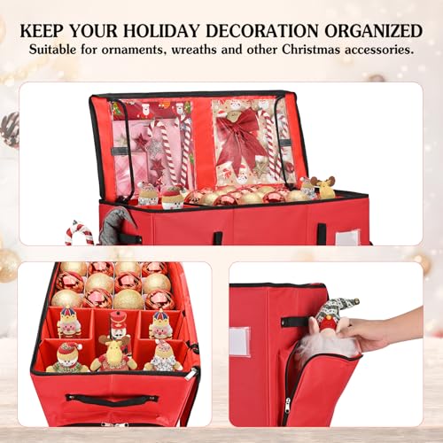 Detalle de Irrantan 2-in-1 Ornament Storage Box ⚡