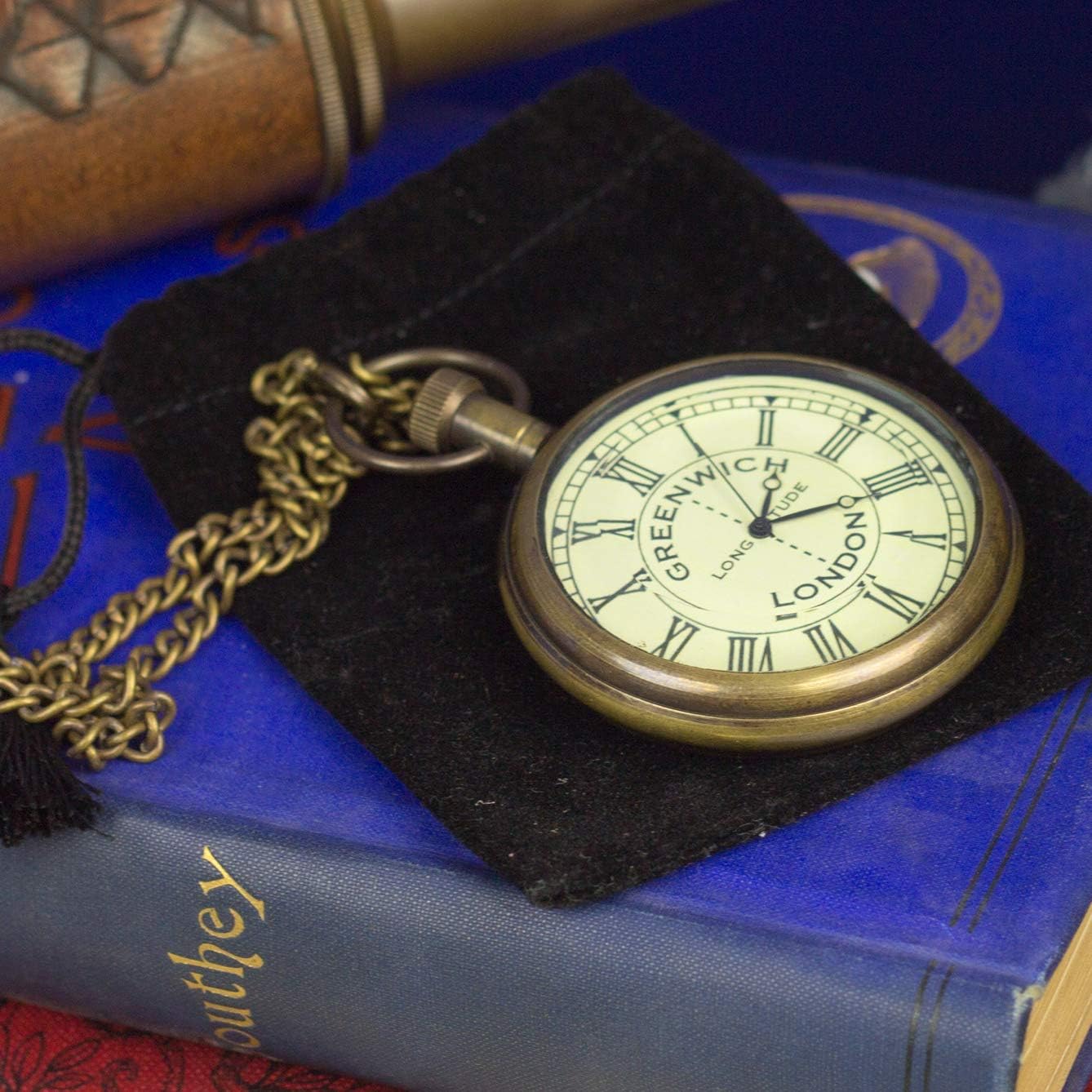 Detalle 1 de Nauticalia 2944 Greenwich Meridian Pocket Watch, 5 cm