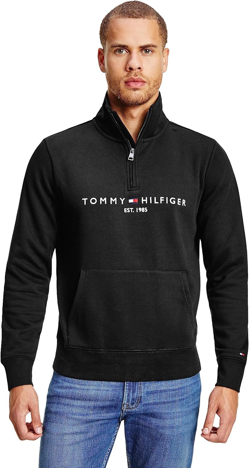 Thumbnail 6 de Tommy Hilfiger Men’s Tommy Logo Mockneck 1/2 Zip (MW0MW20954)
