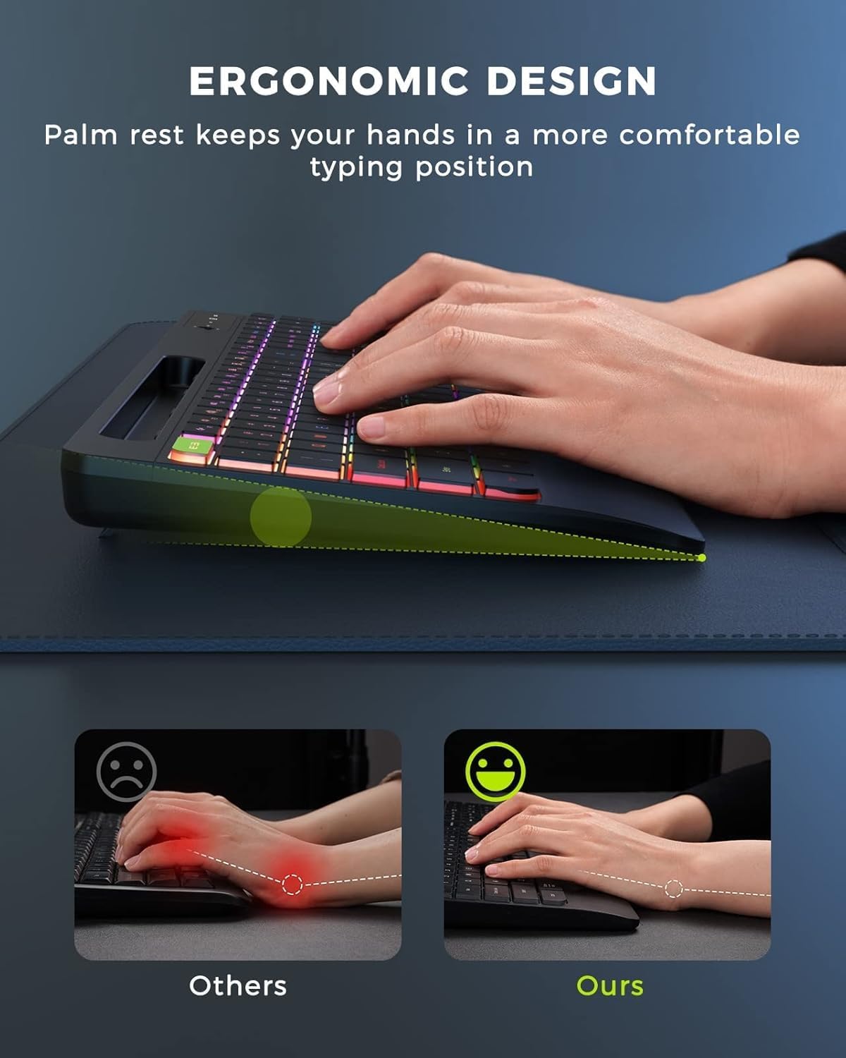 Detalle de seenda JPX006 Wireless Keyboard and Mouse Combo
