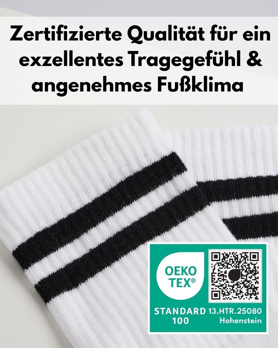 Detalle de sockenkauf24 Damen Tennissocken (6 Paar) – verstärkte Ferse, gepolsterte Sohle, atmungsaktive Baumwolle im Retro-Design